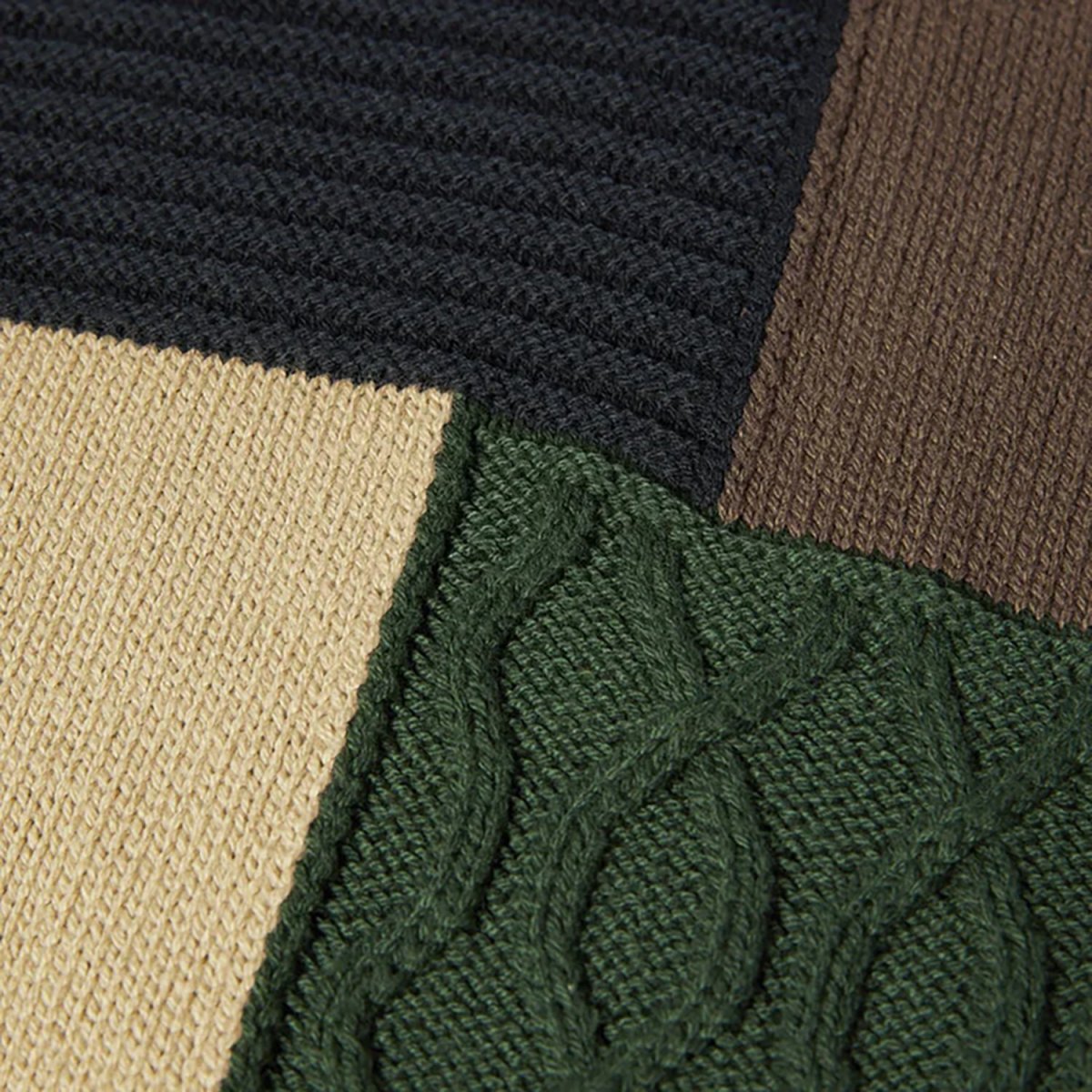 画像4: HUF Columbia Cable Knit Sweater - Multi (4)