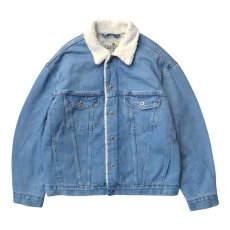 画像1: Levi's Silvertab Sherpa Trucker Jacket - Light Indigo (1)