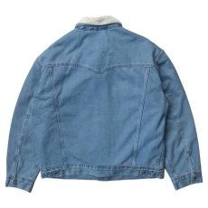 画像2: Levi's Silvertab Sherpa Trucker Jacket - Light Indigo (2)