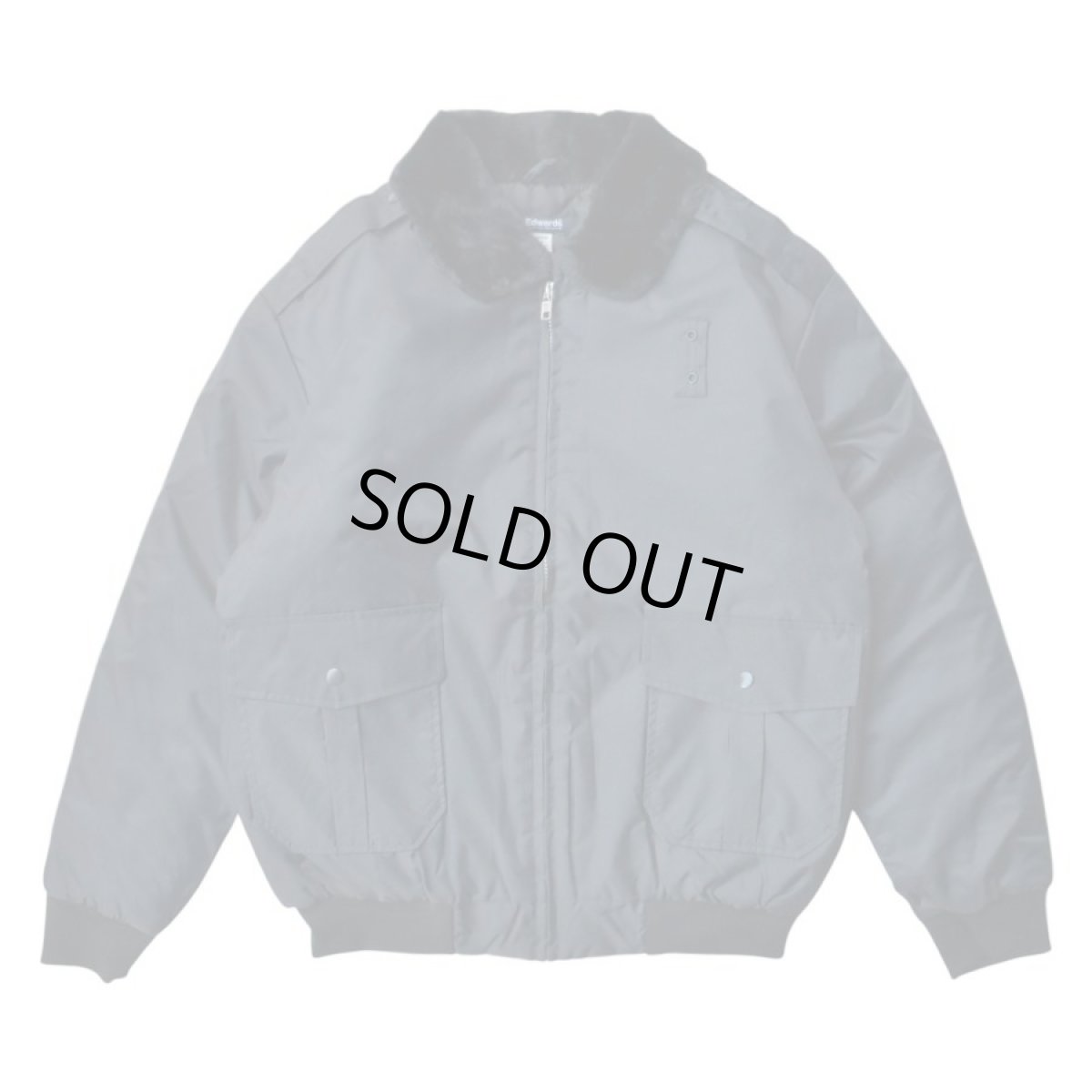 画像1: Edwards Police Bomber Jacket - Vulcan Navy (1)