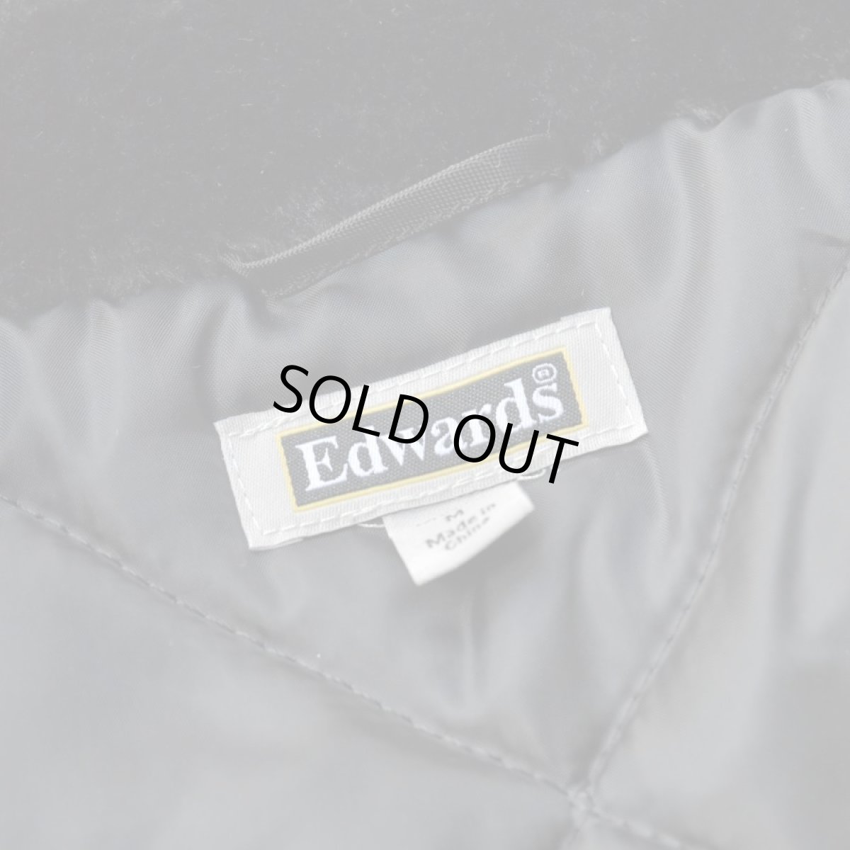 画像2: Edwards Police Bomber Jacket - Black (2)