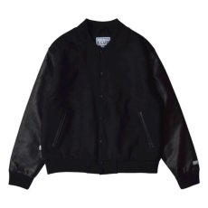 画像1: PRO CLUB Heavyweight Varsity Jacket - Black (1)