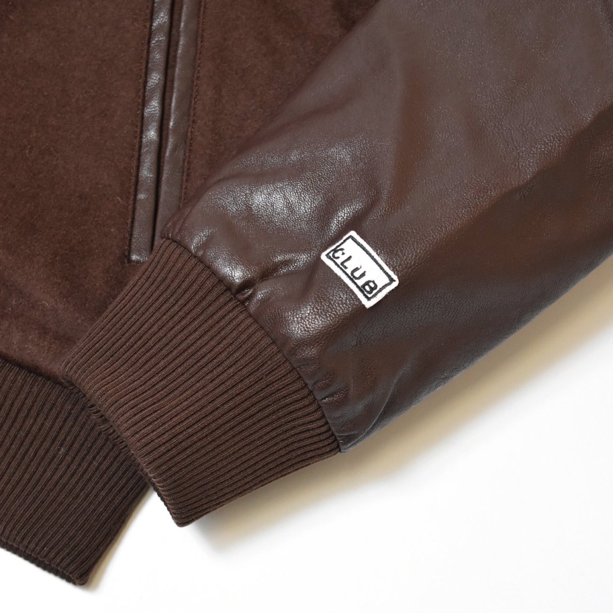 画像4: PRO CLUB Heavyweight Varsity Jacket - Brown (4)