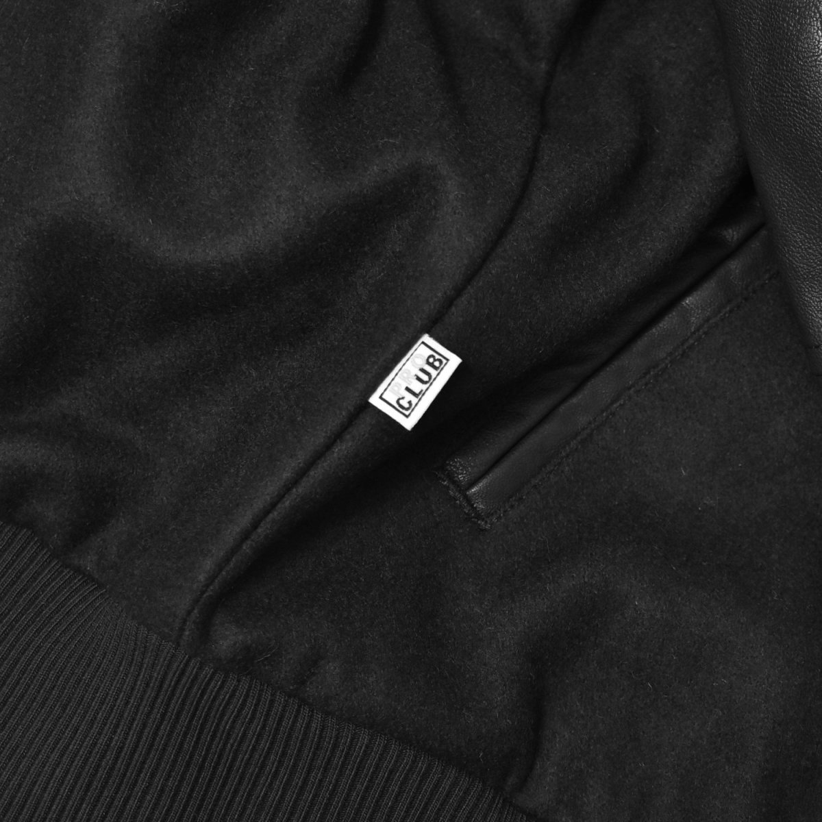 画像5: PRO CLUB Heavyweight Varsity Jacket - Black (5)