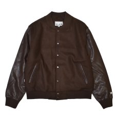 画像1: PRO CLUB Heavyweight Varsity Jacket - Brown (1)