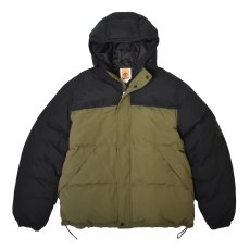 画像1: Timberland Durable Water-Repellent Puffer Jacket - OliveｘBlack (1)