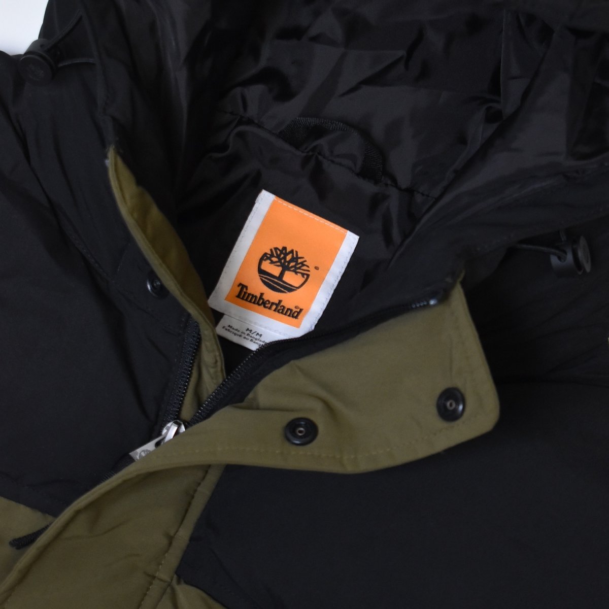 画像5: Timberland Durable Water-Repellent Puffer Jacket - OliveｘBlack (5)