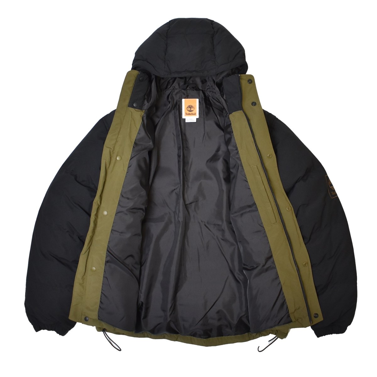 画像2: Timberland Durable Water-Repellent Puffer Jacket - OliveｘBlack (2)
