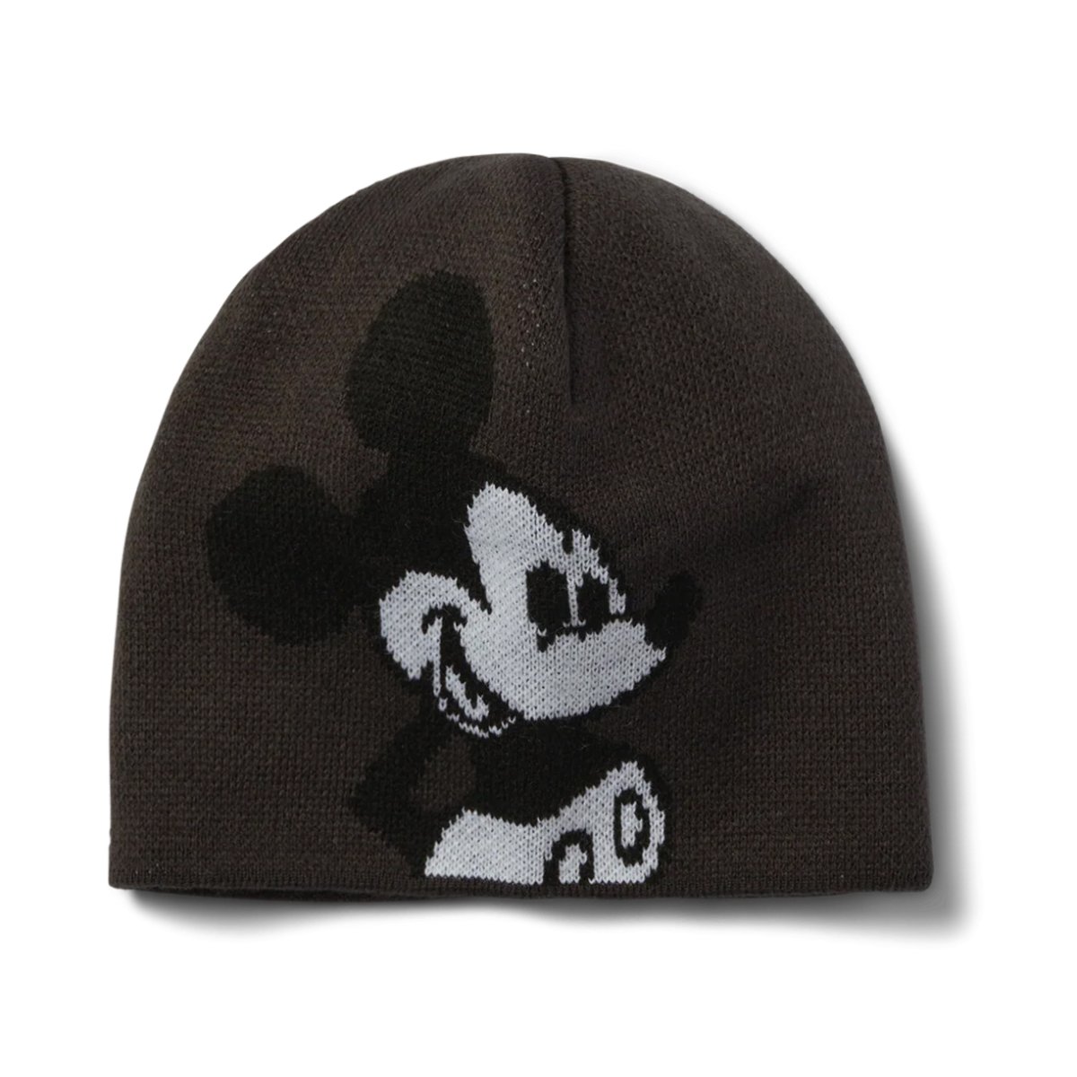 画像1: HUFｘDisney Mickey Skull Beanie - Black (1)