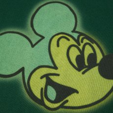 画像3: HUFｘDisney Mickey Spray Crewneck Sweater - Forest Green (3)