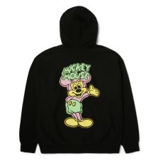 画像1: HUFｘDisney Mickey Spray Full Zip Parka - Black (1)