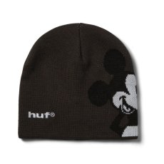 画像2: HUFｘDisney Mickey Skull Beanie - Black (2)