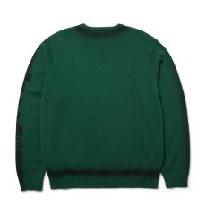 画像2: HUFｘDisney Mickey Spray Crewneck Sweater - Forest Green (2)