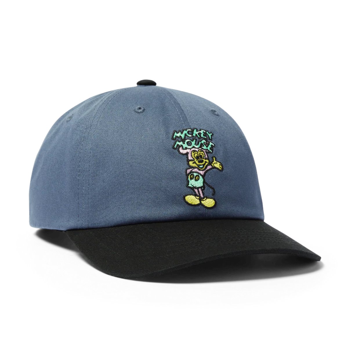 画像1: HUFｘDisney Mickey Greetings Snapback - Charcoal (1)