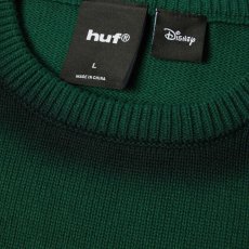 画像4: HUFｘDisney Mickey Spray Crewneck Sweater - Forest Green (4)