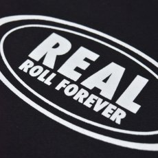 画像2: REAL Skateboards Roll Forever Heavyweight Crewneck - Black (2)
