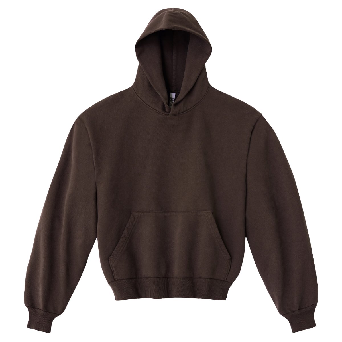 画像1: Los Angeles Apparel 14oz Garment Dye Heavy Fleece Hoodie - Choco (1)