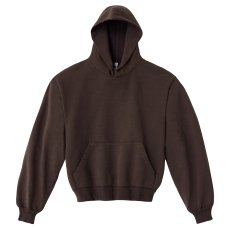 画像1: Los Angeles Apparel 14oz Garment Dye Heavy Fleece Hoodie - Choco (1)