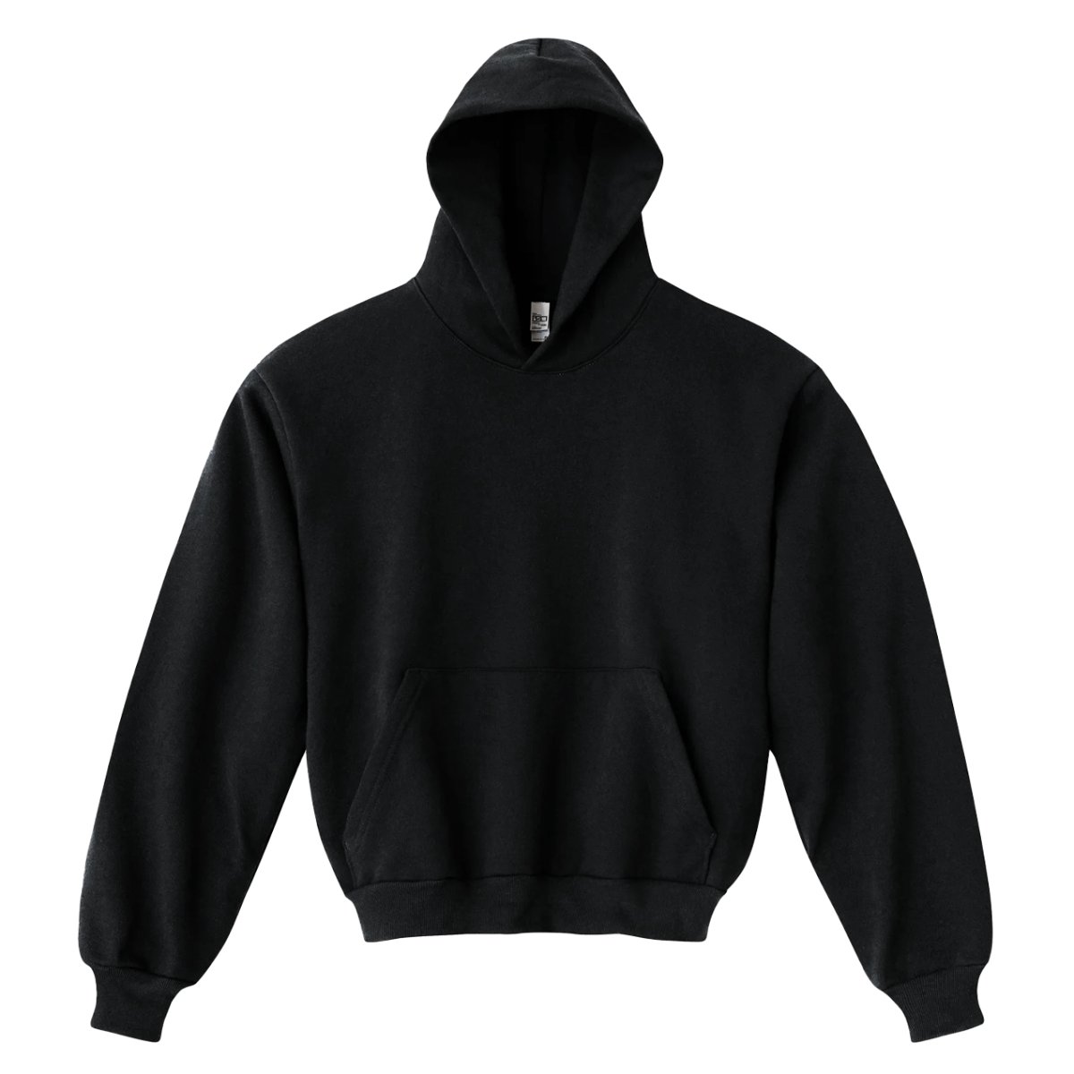 画像1: Los Angeles Apparel 14oz Heavy Fleece Hoodie - Black (1)
