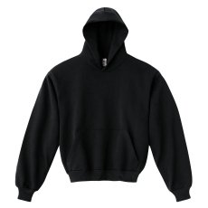 画像1: Los Angeles Apparel 14oz Heavy Fleece Hoodie - Black (1)