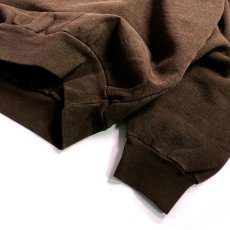 画像3: Los Angeles Apparel 14oz Garment Dye Heavy Fleece Crewneck - Choco (3)