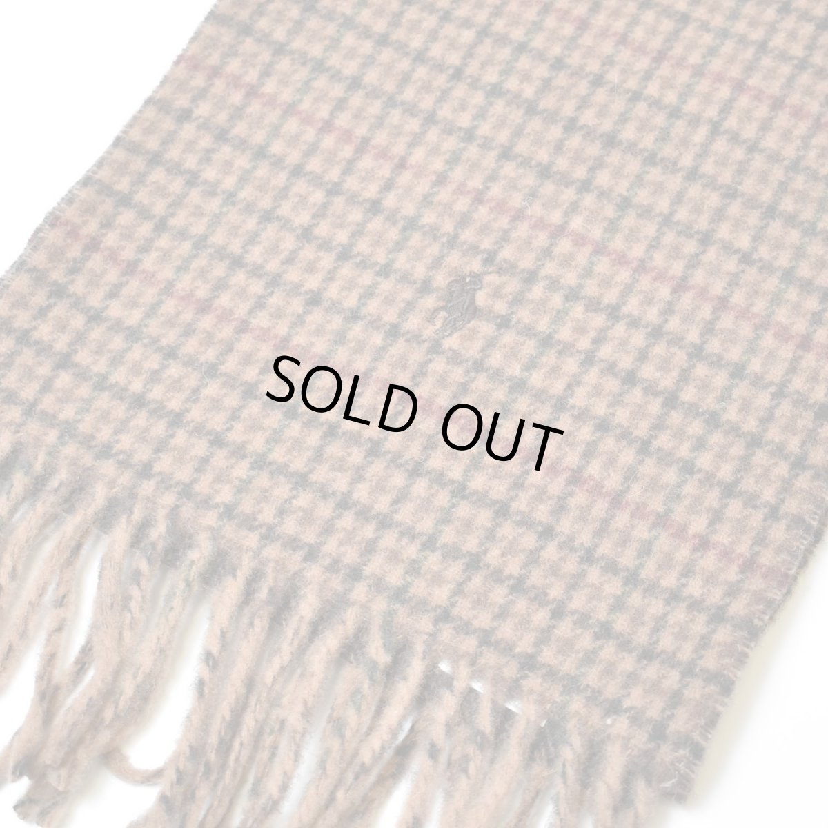 画像3: Polo Ralph Lauren Reversible Wool Scarf - Brown (3)