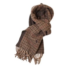 画像2: Polo Ralph Lauren Reversible Wool Scarf - Brown (2)