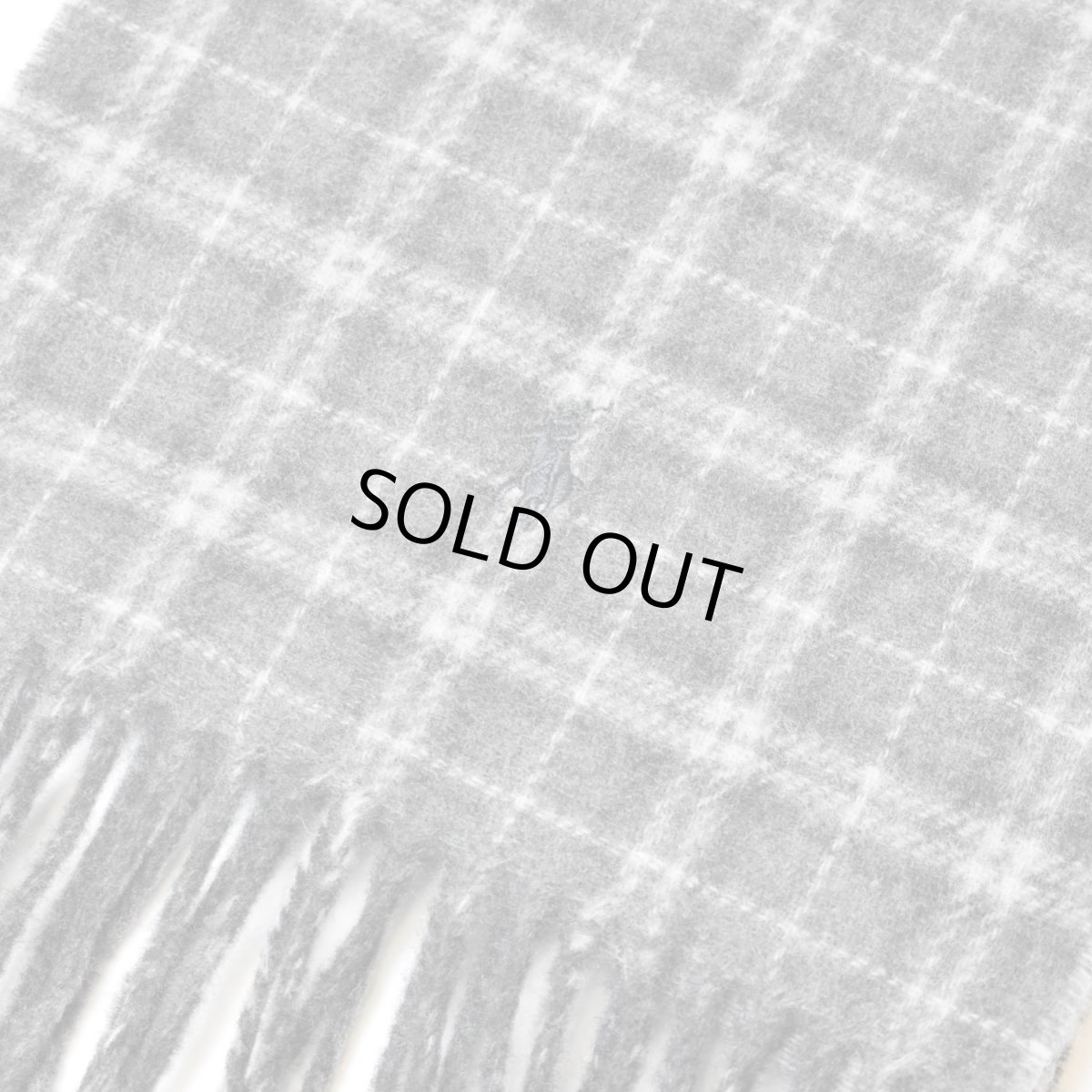 画像3: Polo Ralph Lauren Reversible Wool Scarf - Grey (3)