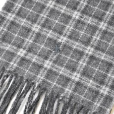画像3: Polo Ralph Lauren Reversible Wool Scarf - Grey (3)