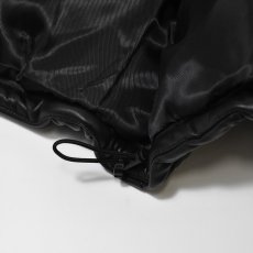 画像7: Calvin Klein PU Leather Puffer Jacket - Black (7)