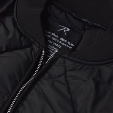 画像3: Rothco Diamond Quilted Jacket - Black (3)