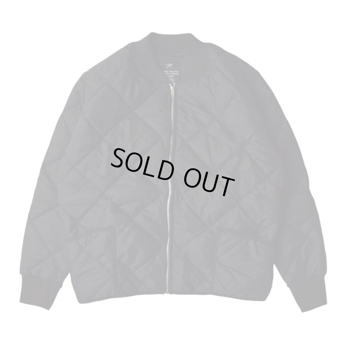 画像1: Rothco Diamond Quilted Jacket - Black (1)