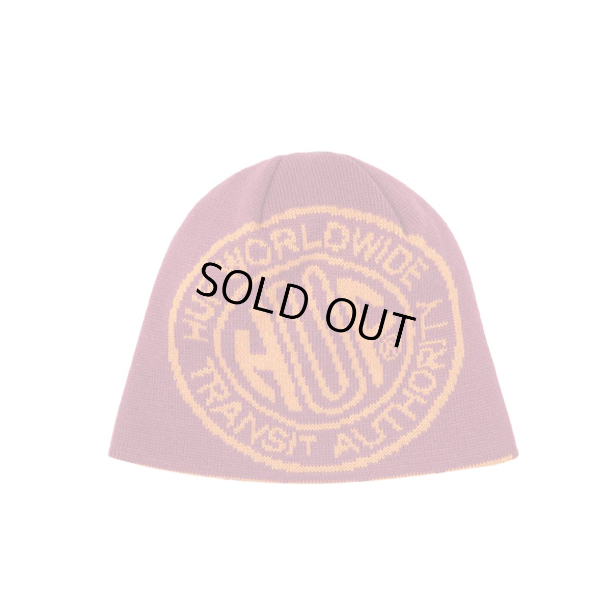 画像1: HUF Token Reversible Beanie - Berry (1)