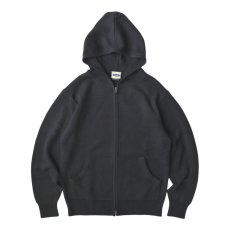 画像1: RAWDRIP Original Double Zip Cotton Knit Hoodie - Grey (1)