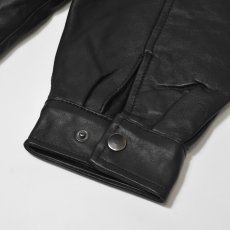 画像7: Deadstock Leather Jacket - Black (7)