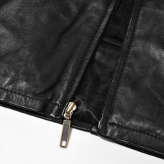 画像6: Deadstock Leather Jacket - Black (6)