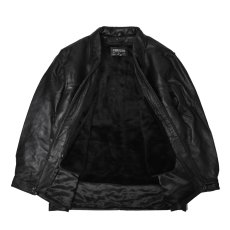 画像2: Deadstock Leather Jacket - Black (2)
