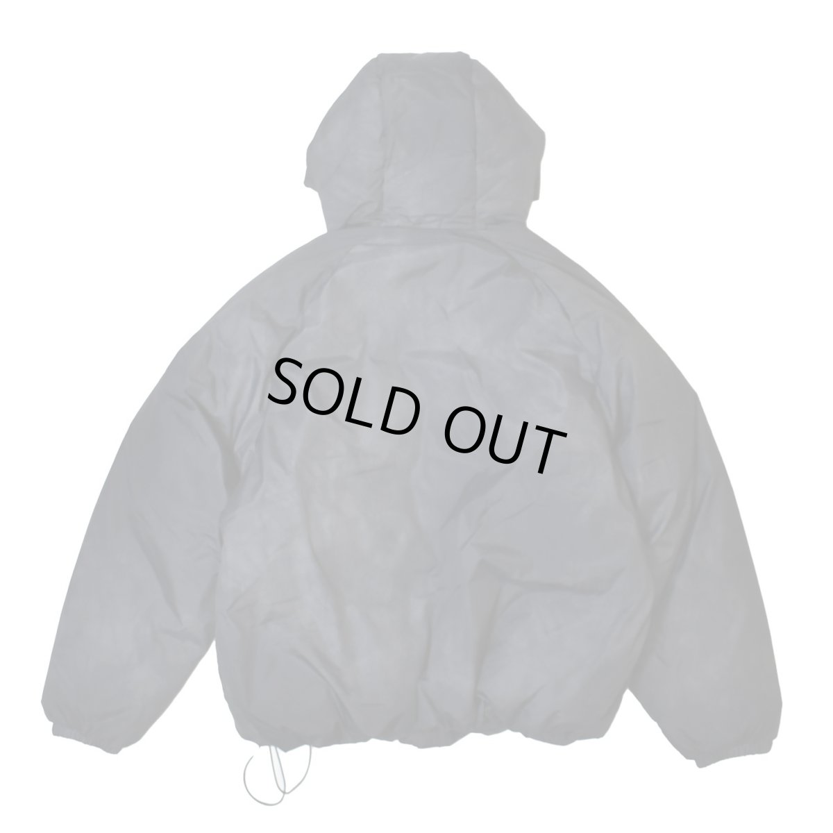 画像3: Old Navy Oversized Hooded Puffer Jacket - Black Print (3)