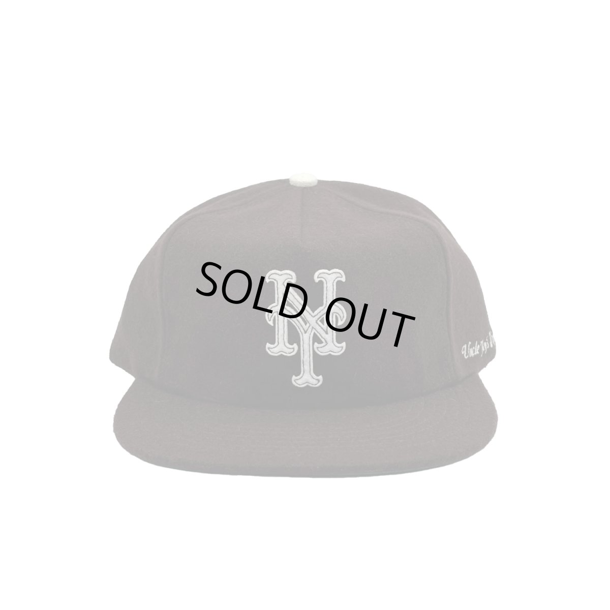 画像1: Uncle Jay's Vintage New York Mets Melton Wool Cap - Brown (1)