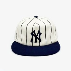 画像1: Uncle Jay's Vintage New York Yankees Pinstripe Cap - Navy (1)