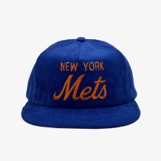 画像1: Uncle Jay's Vintage New York Mets Corduroy Cap - Royal (1)