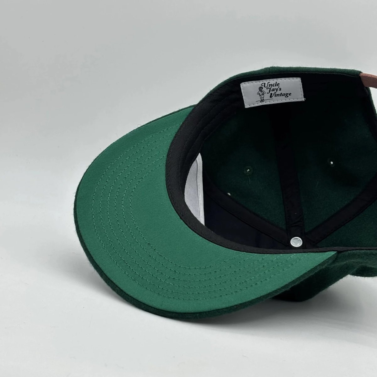 画像3: Uncle Jay's Vintage New York Mets Melton Wool Cap - Green (3)