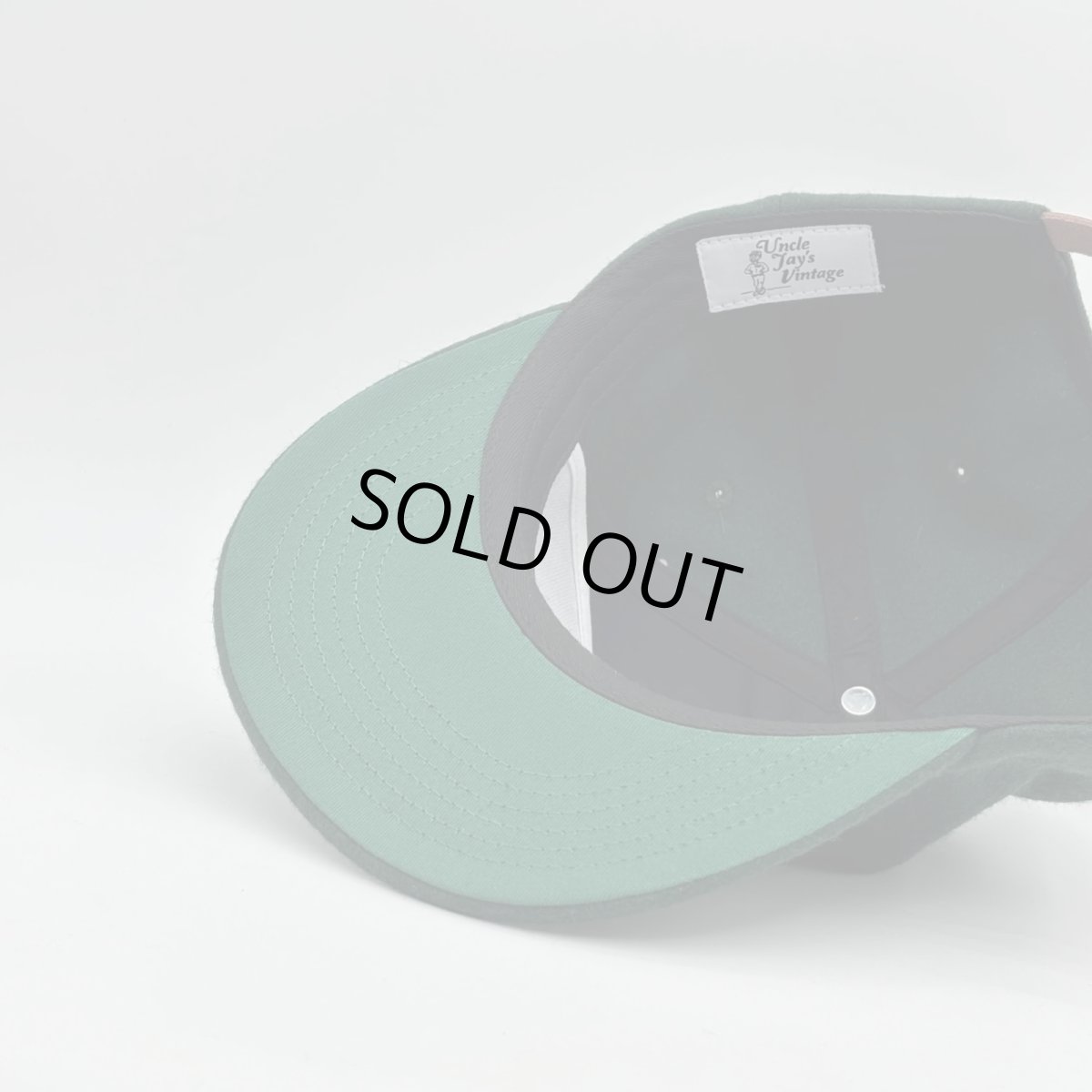 画像3: Uncle Jay's Vintage New York Mets Melton Wool Cap - Green (3)