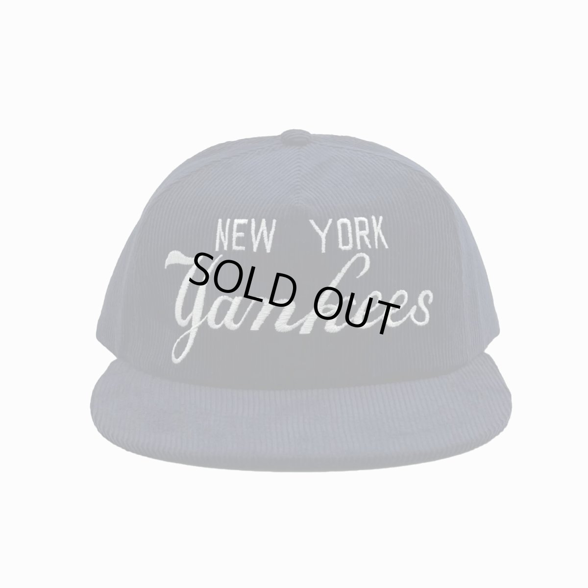 画像1: Uncle Jay's Vintage New York Yankees Corduroy Cap - Navy (1)