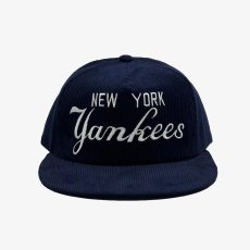 画像1: Uncle Jay's Vintage New York Yankees Corduroy Cap - Navy (1)