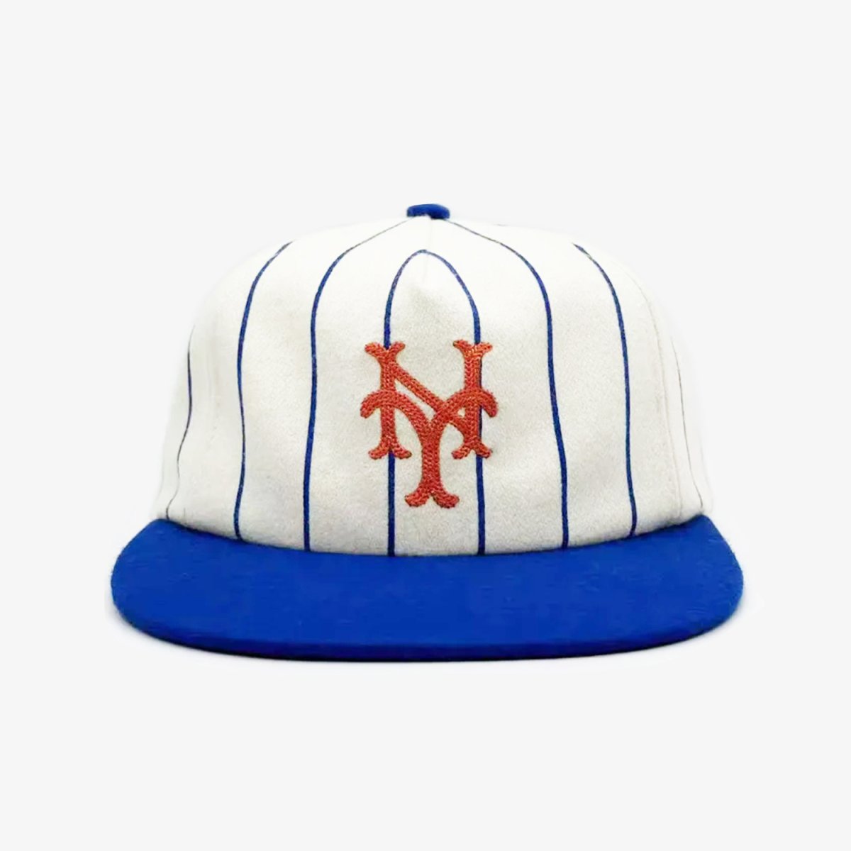 画像1: Uncle Jay's Vintage New York Mets Pinstripe Cap - Royal (1)