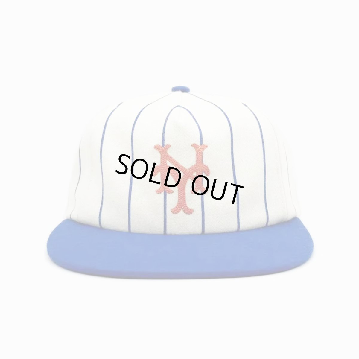 画像1: Uncle Jay's Vintage New York Mets Pinstripe Cap - Royal (1)