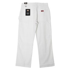 画像1: Dickies Relax Fit Double Knee Utility Painter Pants - White (0WH) (1)