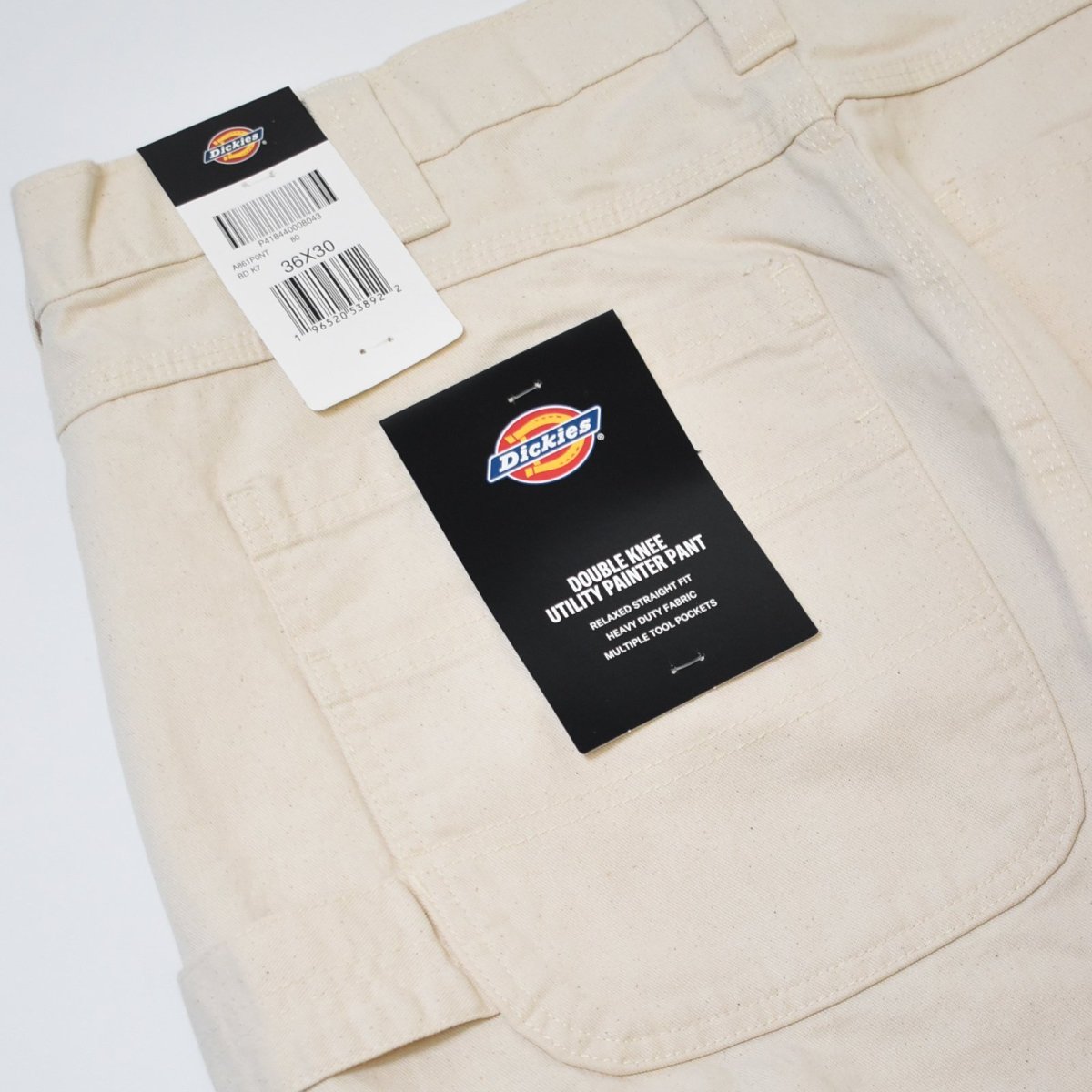 画像5: Dickies Relax Fit Double Knee Utility Painter Pants - Natural (0NT) (5)