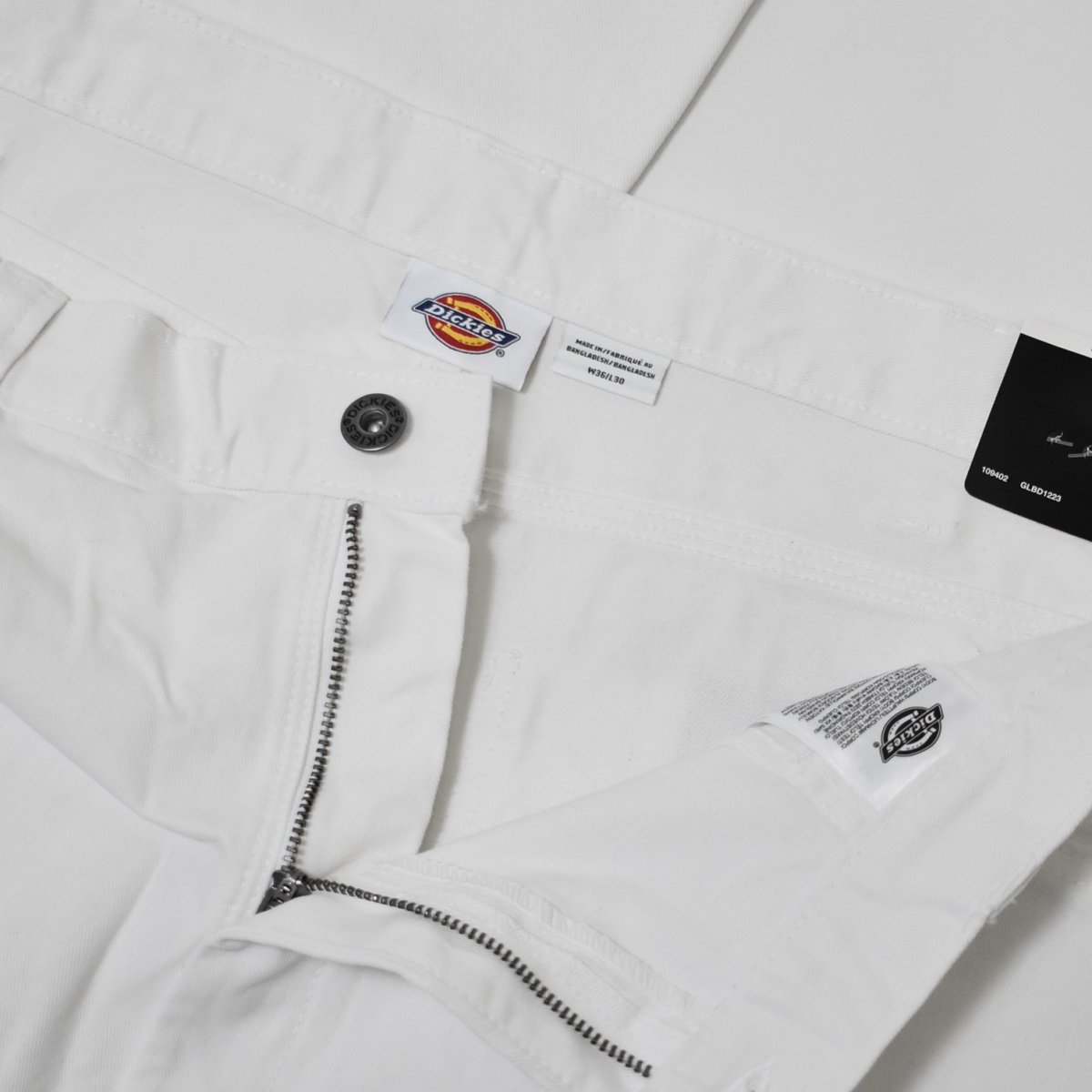 画像3: Dickies Relax Fit Double Knee Utility Painter Pants - White (0WH) (3)